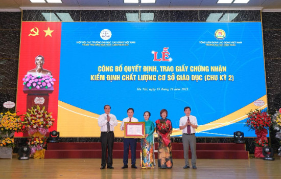 Chứng nhận kiểm định chất lượng cơ sở giáo dục